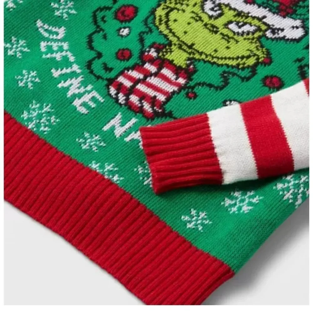 Nwt The Grinch Ugly Christmas Sweater Define Naughty
